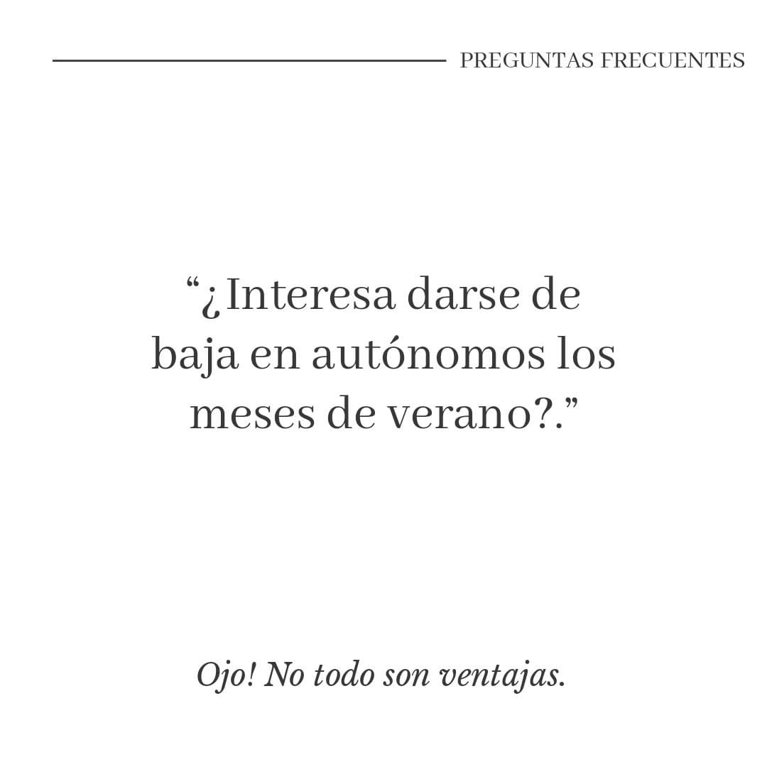 baja autónomo verano
